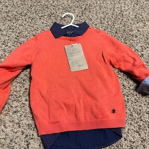 Mayoral Vibrant Coral Sweater for Kids